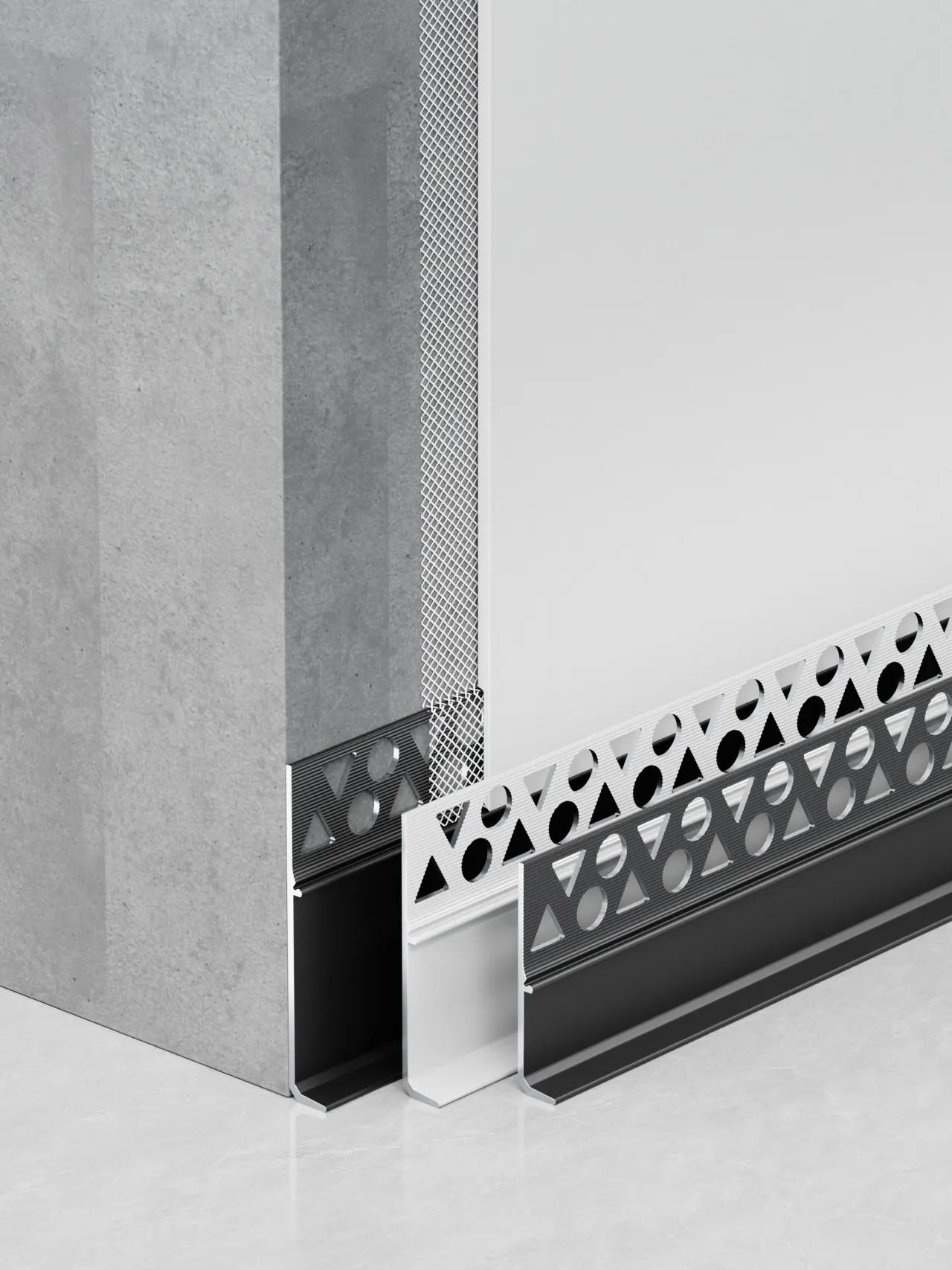 Aluminium skirting board RMS-A-30