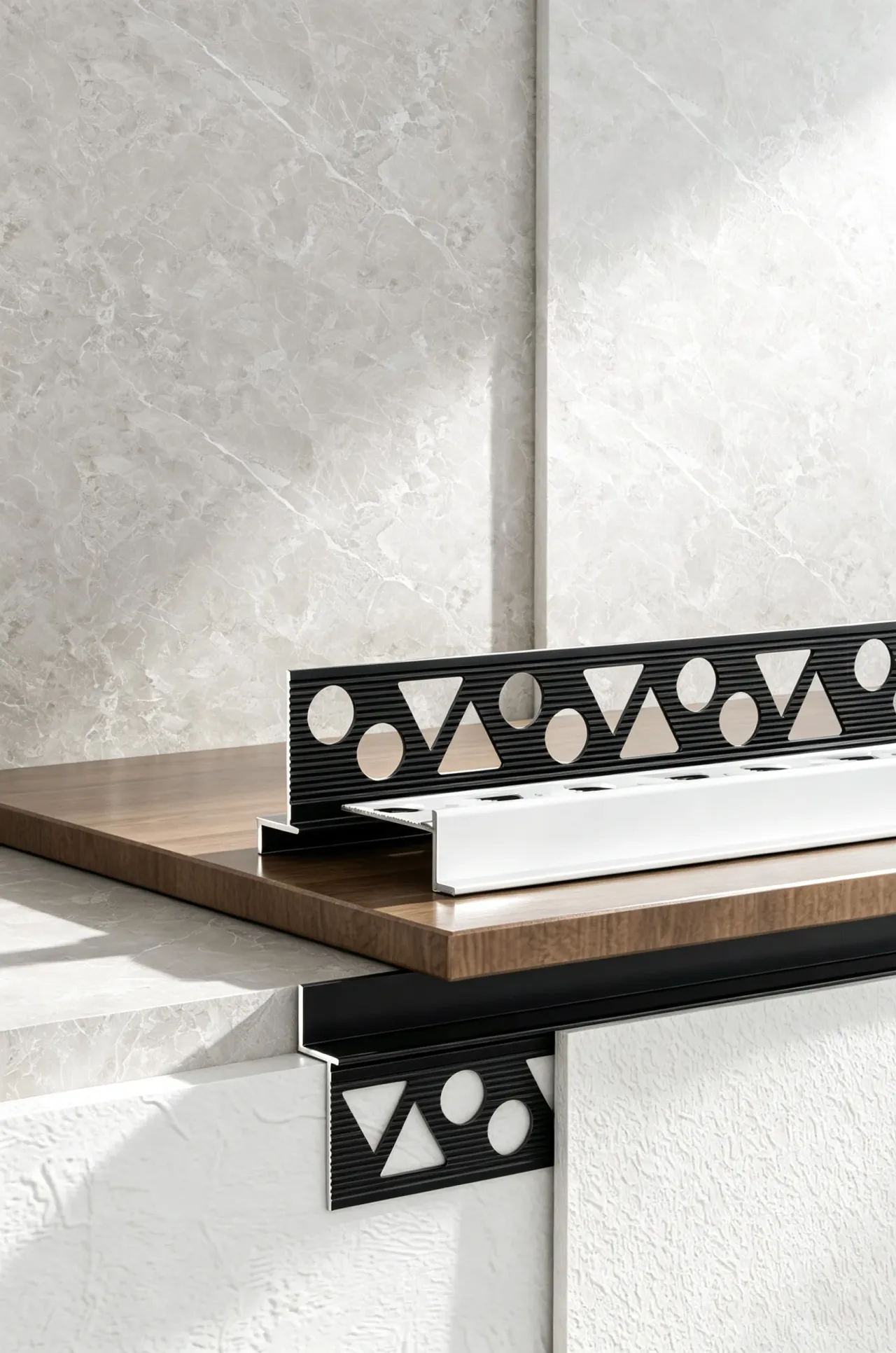 Aluminium skirting board RMS-A-43