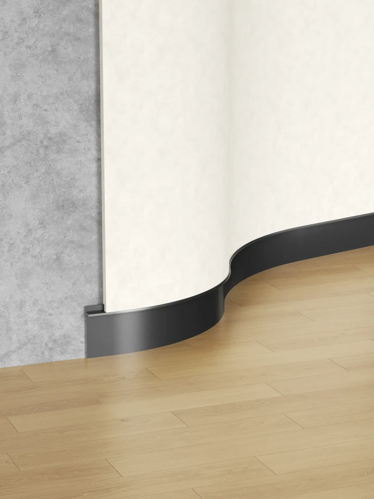 Aluminium skirting board RMS-GJ704