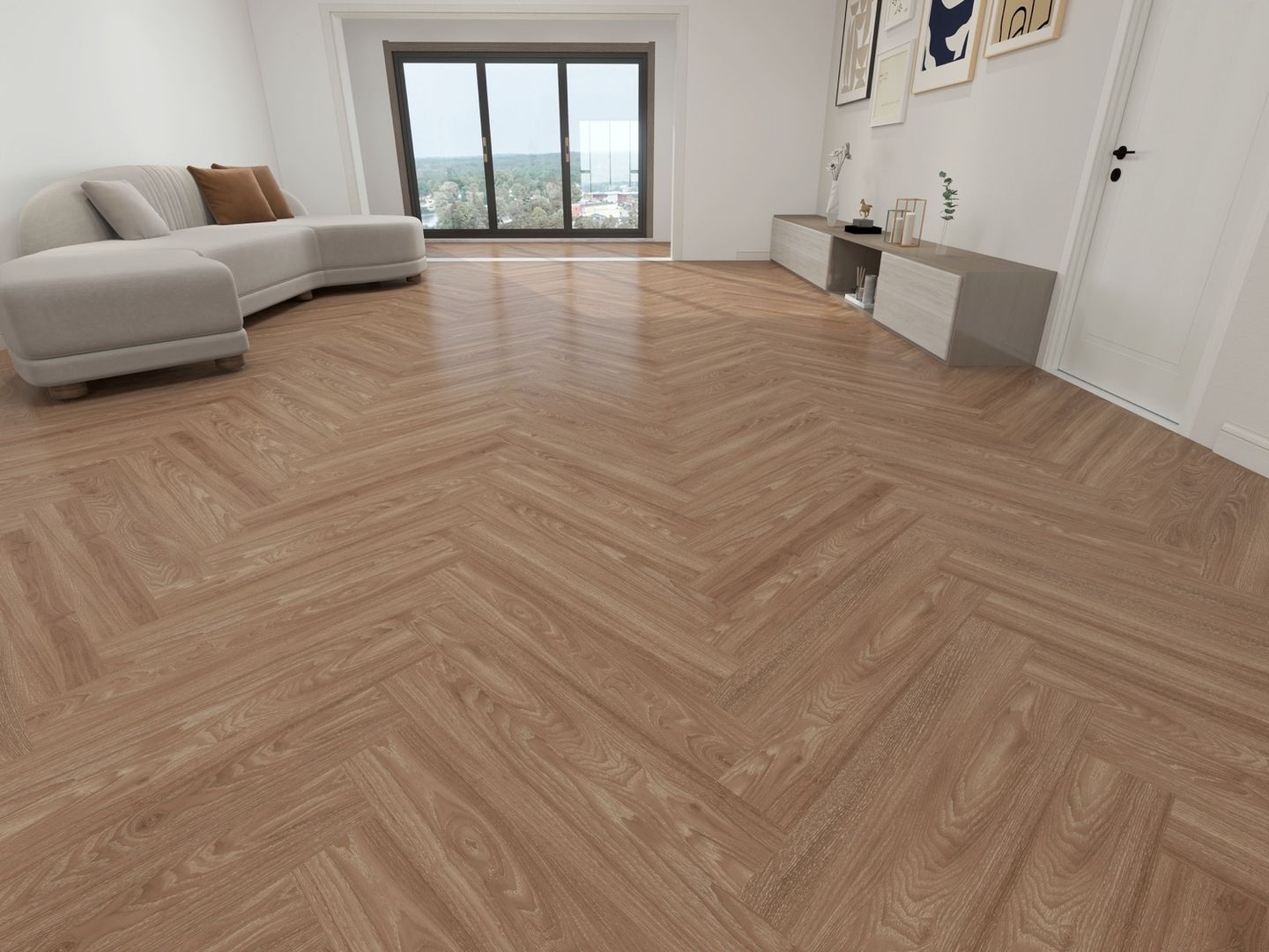 Herringbone SPC decor 8002-14, photo 1