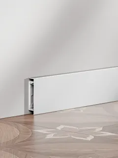 Classic clip-on skirting board RMS-A-01