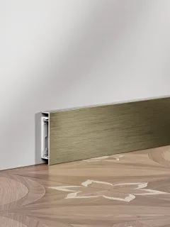 Classic clip-on skirting board RMS-A-01