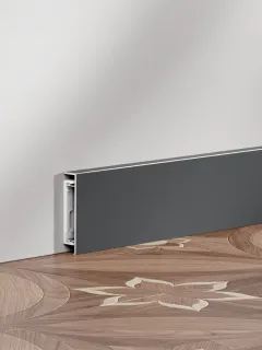 Classic clip-on skirting board RMS-A-01