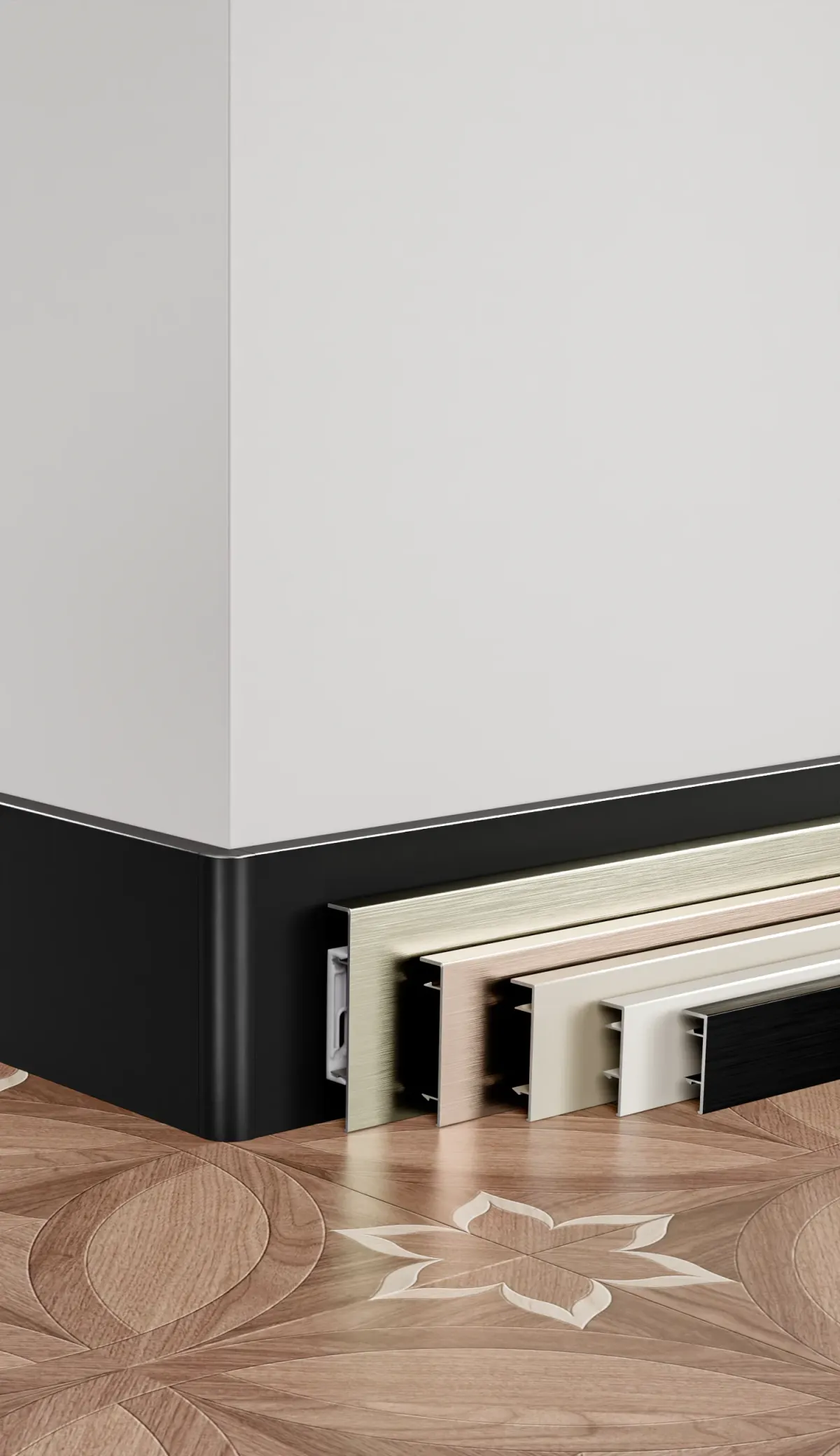 Classic clip-on skirting board RMS-A-01 Classic clip-on skirting board RMS-A-01