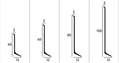 Minimalist skirting board RMS-A-02