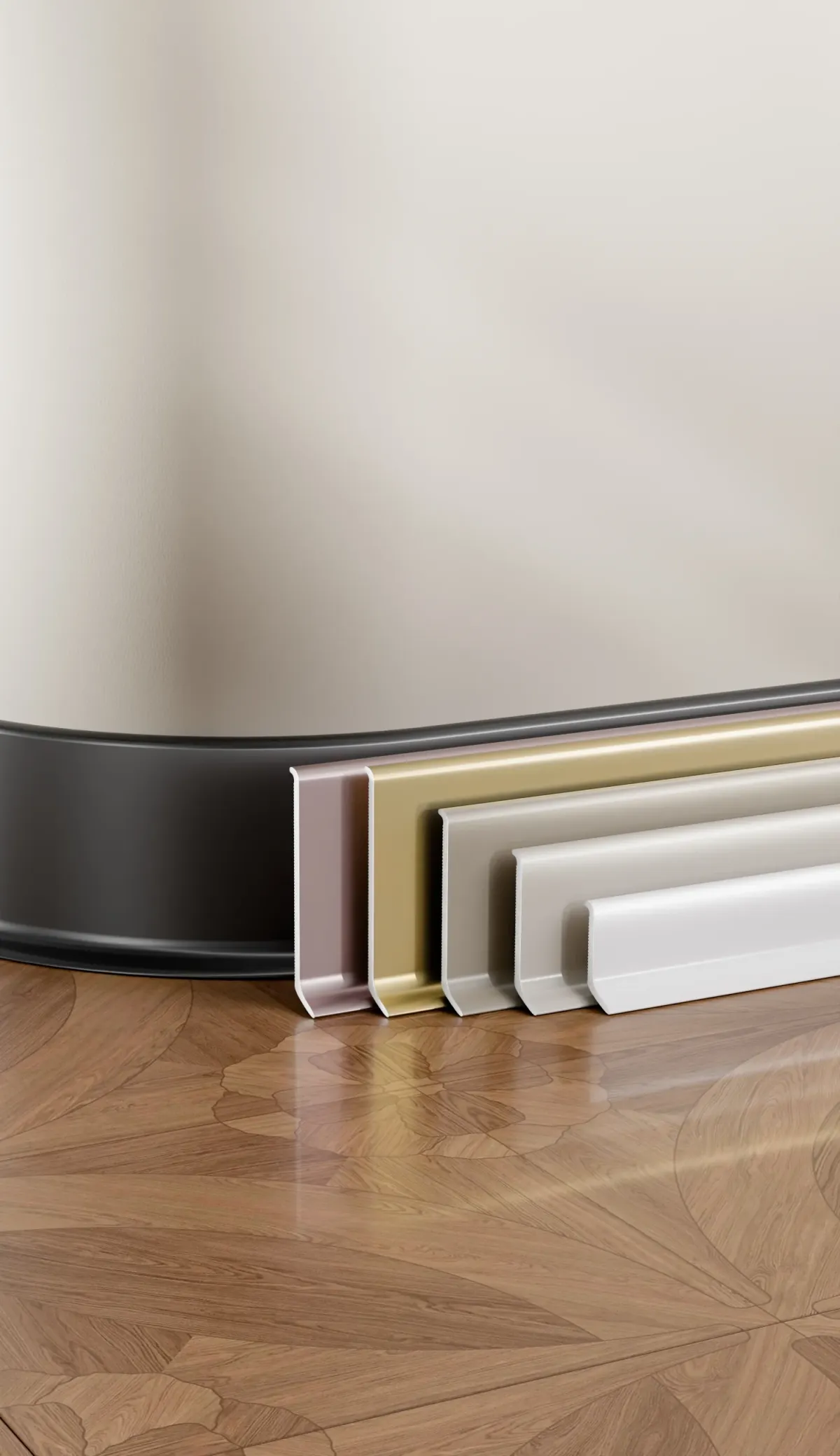 Minimalist skirting board RMS-A-02