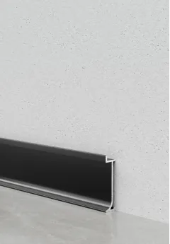 Rounded recessed skirting board RMS-A-04
