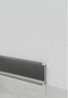 Rounded recessed skirting board RMS-A-04