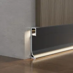 Surface-mounted illuminated skirting board RMS-A-09