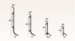 Diamond clip-on skirting board RMS-A-13