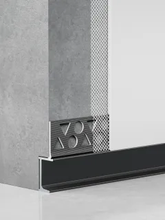 Recessed plaster-in skirting board RMS-A-31