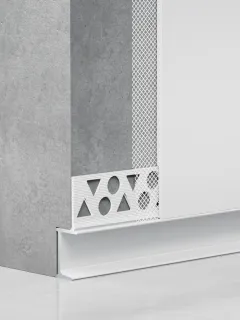Recessed plaster-in skirting board RMS-A-31