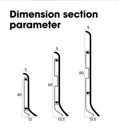 Heavy-duty premium skirting board RMS-A-39