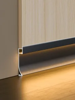 Illuminated skirting board for 9 mm panels RMS-A-41